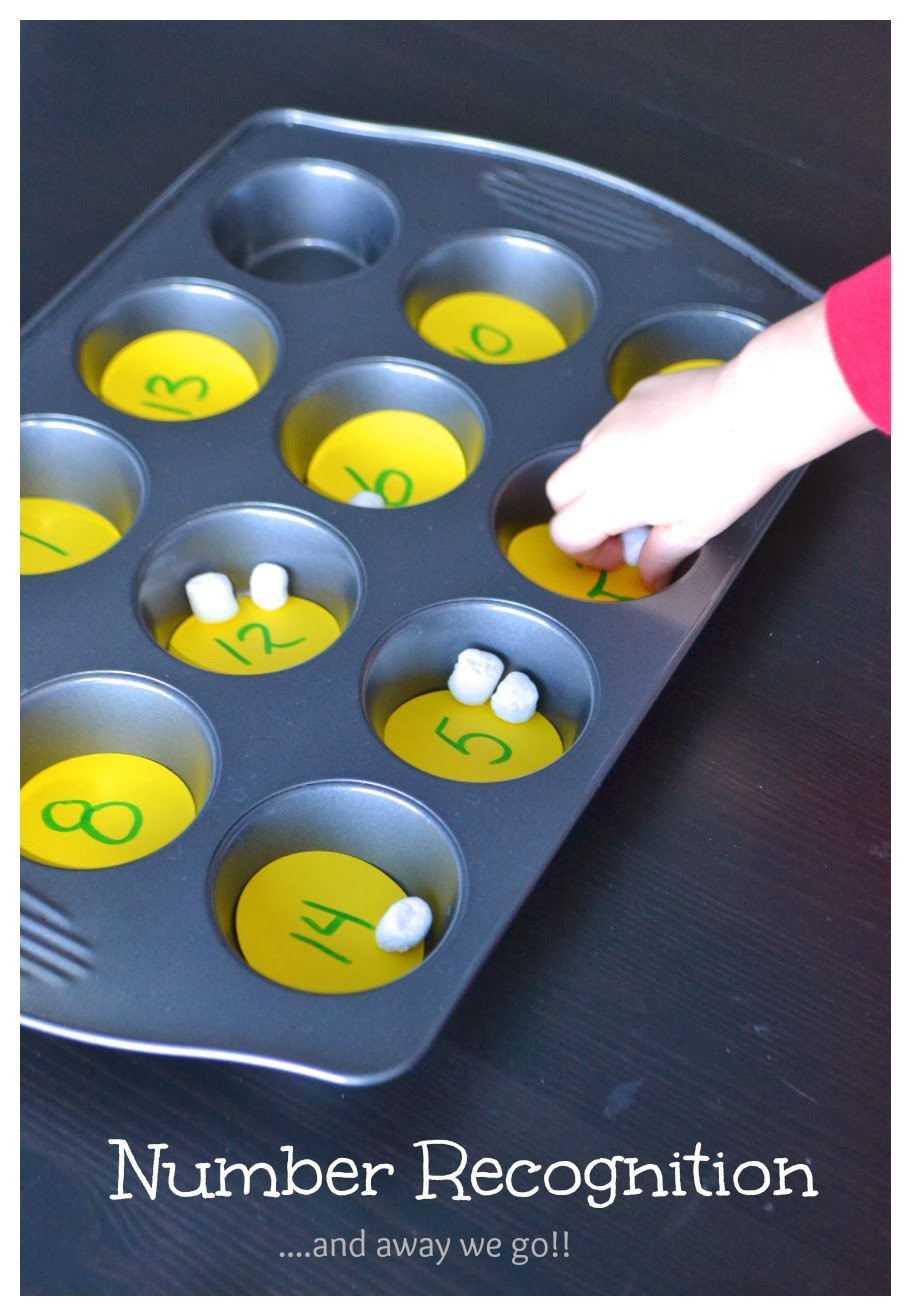 Number Crafts For Preschoolers
 and away we go A simple number recognition activity