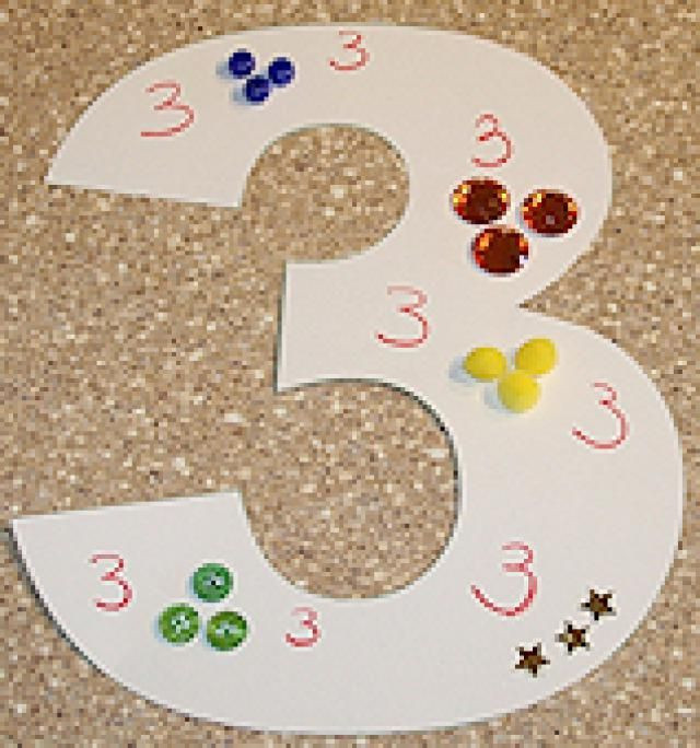 Number Crafts For Preschoolers
 Pin on DIY for Kids