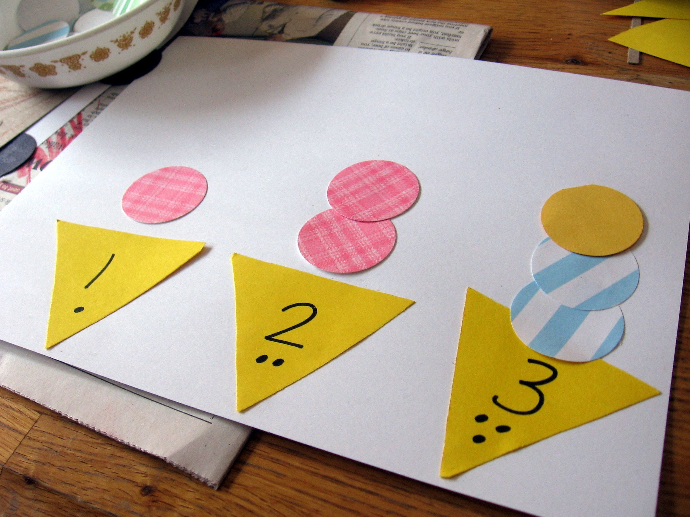 Number Crafts For Preschoolers
 Hands on Math for Preschool The Letter "I"