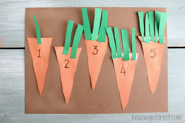 Number Crafts For Preschoolers
 Preschool Counting Activities Counting Carrots