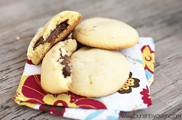 Nutella Filled Cookies
 Nutella Filled Sugar Cookies — Buns In My Oven