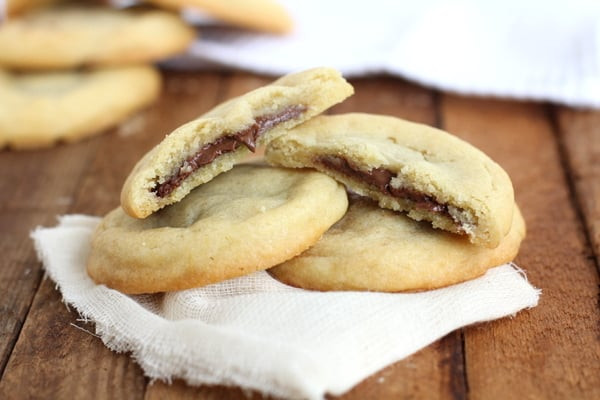 Nutella Filled Cookies
 Nutella Stuffed Cookies Soft Batch with Gooey Center