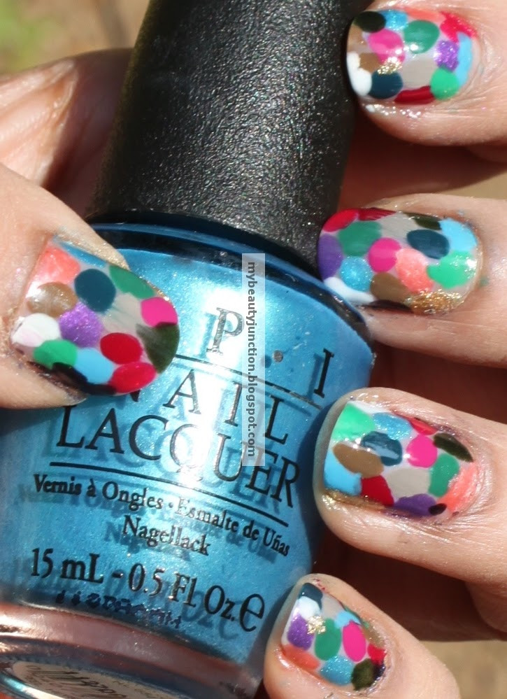 O.p.i Nail Art
 Manicure O P I nail polish medley nail art Cosmetopia