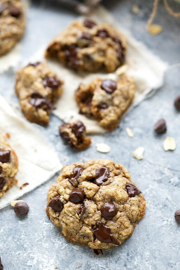 Oatmeal Cookies Without Flour
 The BEST healthy oatmeal chocolate chip cookies