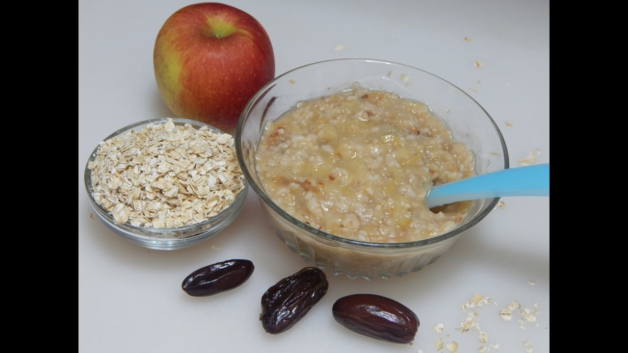 Oats For Baby
 Healthy Baby Food Recipe Oats Apple Porridge l Oatmeal