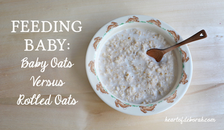 Oats For Baby
 Baby Oatmeal Steel Cut Oats vs Rolled Oats Heart of