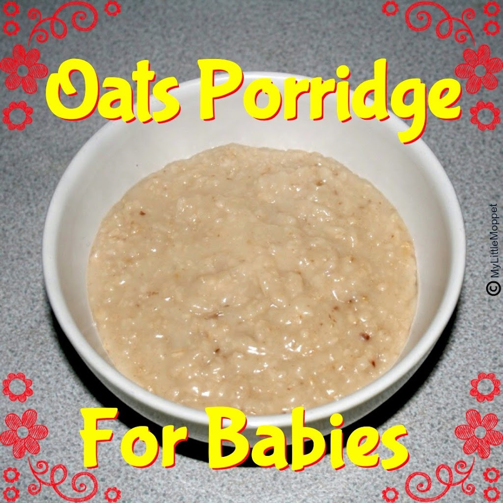 Oats For Baby
 Oats Porridge for Babies BigOven
