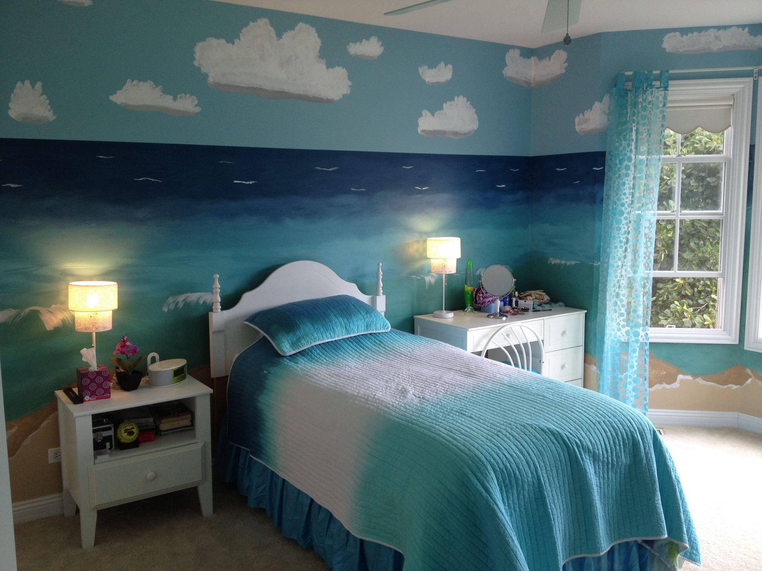 Ocean Bedroom Decorations
 Beach Theme Bedroom