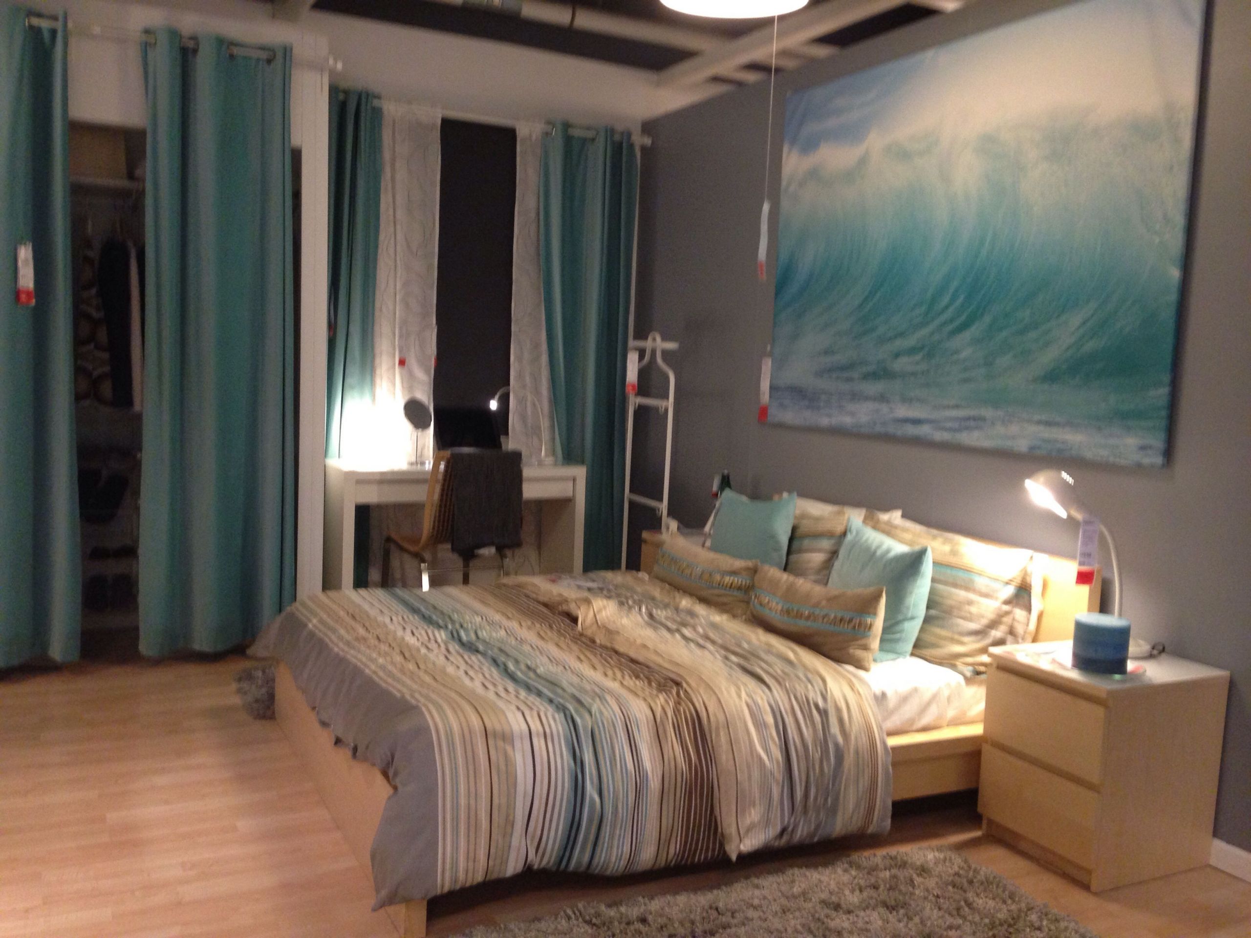 Ocean Bedroom Decorations
 Beach themed bedroom Everything is sold at IKEA Love it
