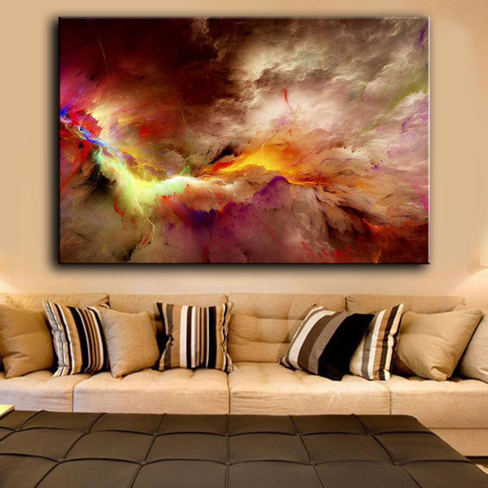 Oil Painting For Living Room
 HDARTISAN Canvas Art Home Decor Printed Oil Painting Wall