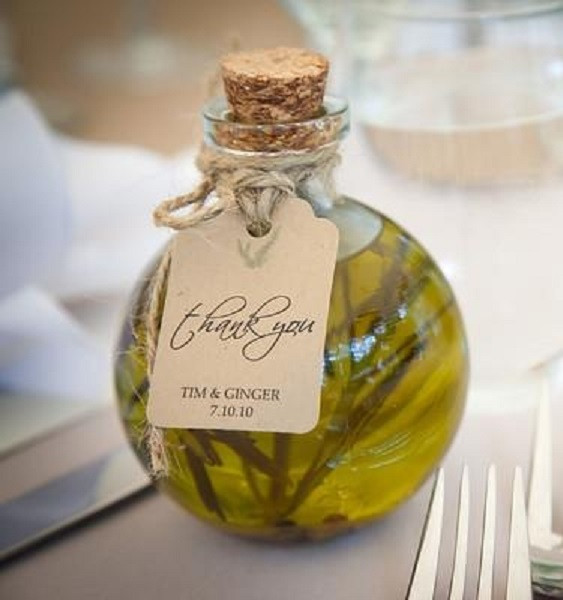 Olive Oil Wedding Favors
 New in “The Wanderlust Food Diaries” Loves Times Love A
