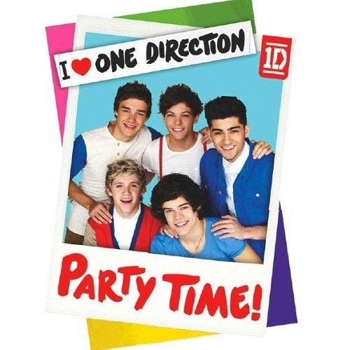 One Direction Birthday Cards
 8 ONE DIRECTION INVITATIONS Birthday Party Supplies