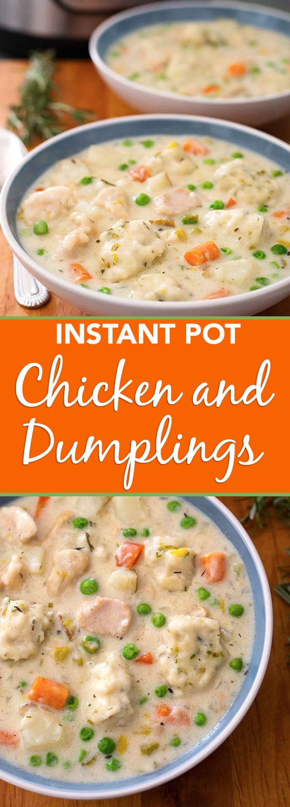 One Pot Chicken And Dumplings
 Instant Pot Chicken and Dumplings