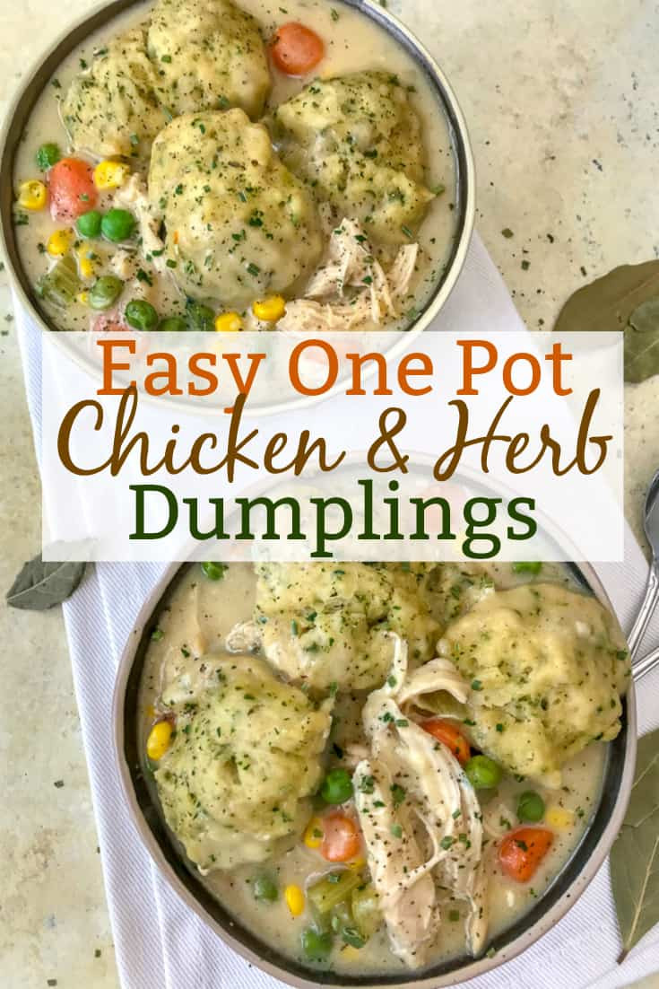 One Pot Chicken And Dumplings
 Easy e Pot Chicken and Herb Dumplings