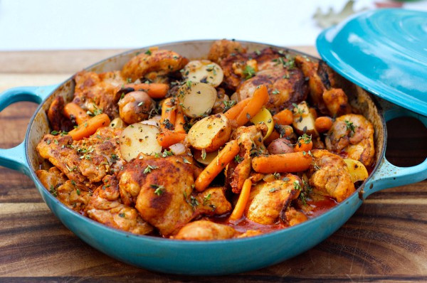One Pot Dinner Recipes
 e Pot Paprika Chicken Thighs Reluctant Entertainer