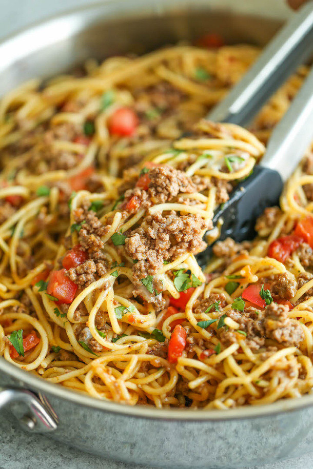 One Pot Spaghetti Recipe
 Amazing Ground Beef Recipes To Try landeelu