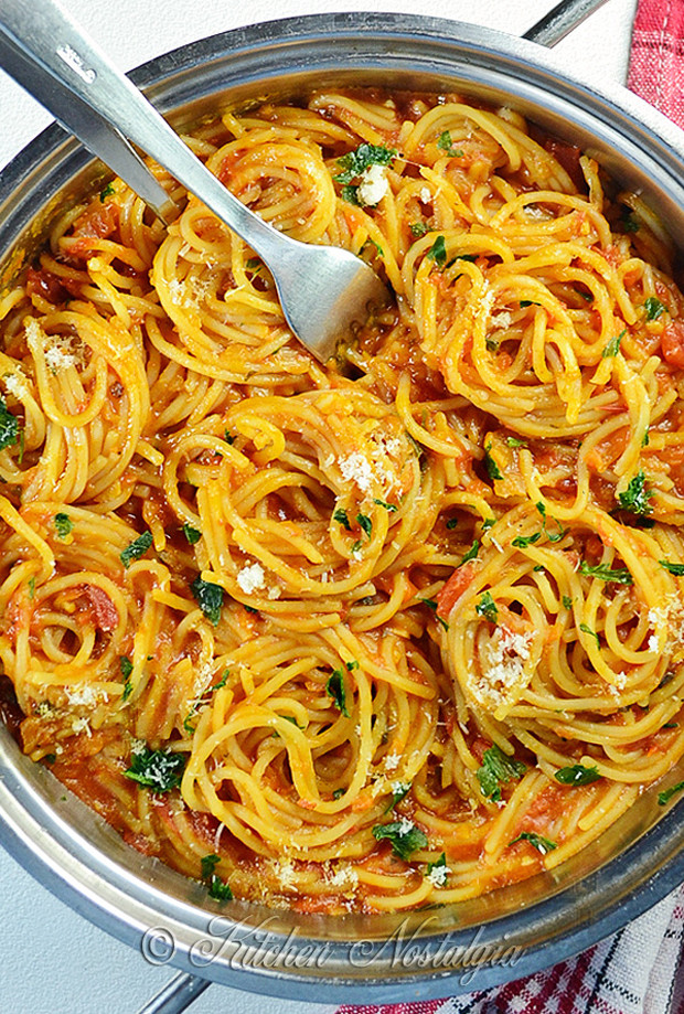 One Pot Spaghetti Recipe
 e Pot Spaghetti Recipe RecipeChart