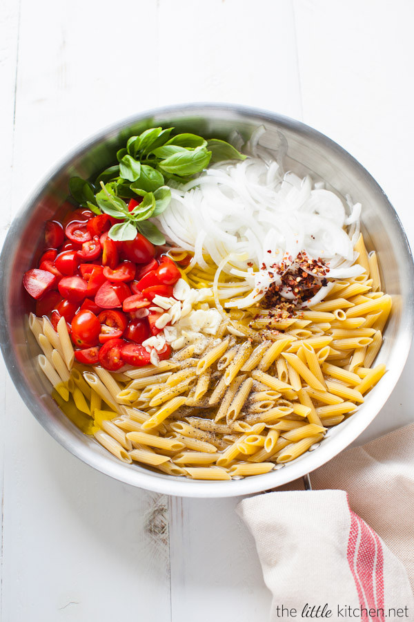 One Pot Spaghetti Recipe
 e Pot Penne Pasta with Tomato & Basil The Little Kitchen