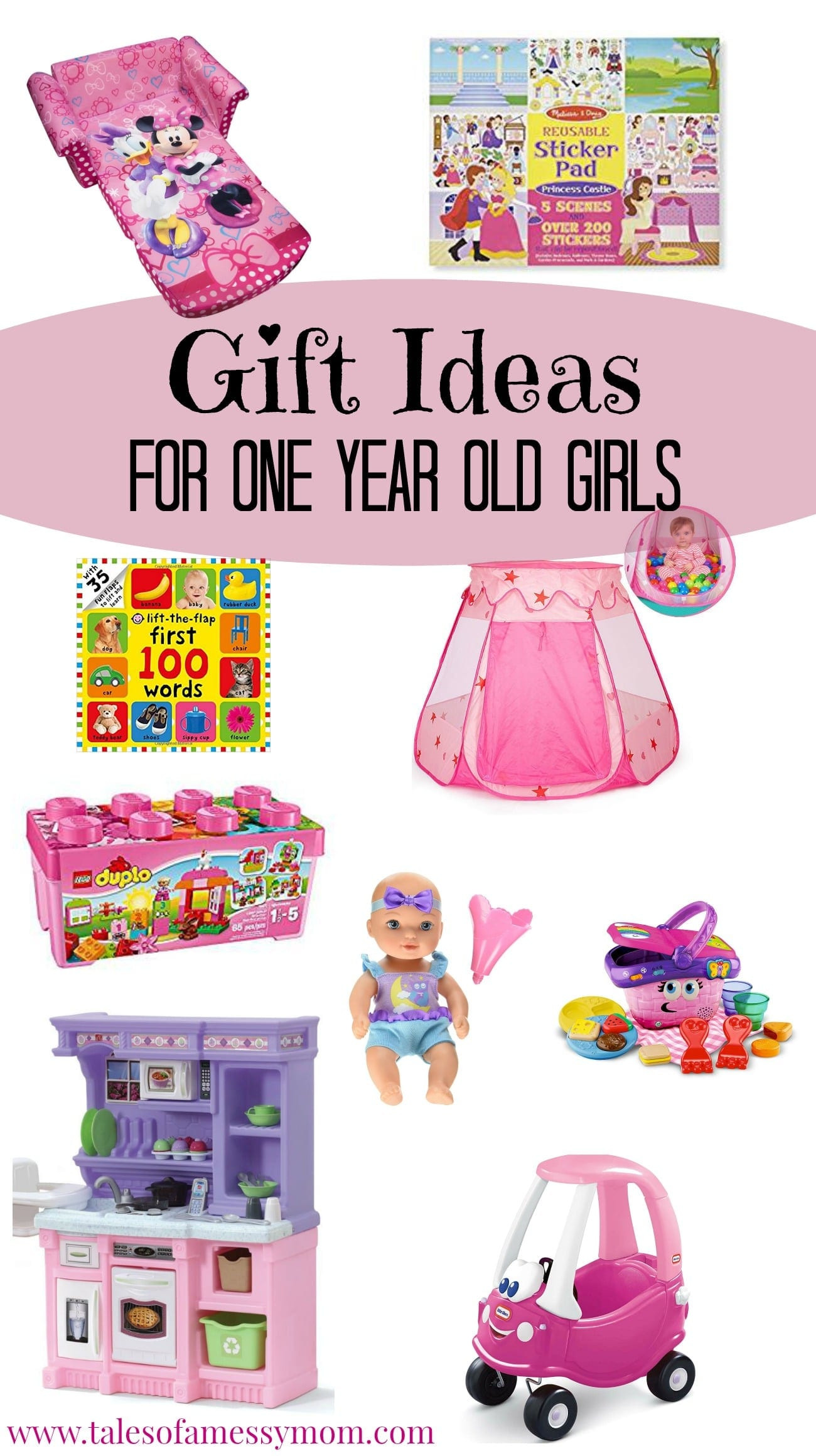 One Year Old Birthday Gifts
 Gift Ideas for e Year Old Girls Tales of a Messy Mom