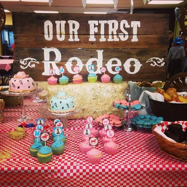 One Year Old Birthday Party Ideas
 Cowboy Themed First Birthday Party