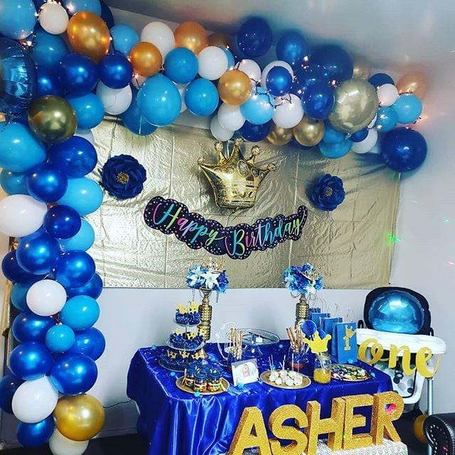 One Year Old Birthday Party Ideas
 Royal Blue