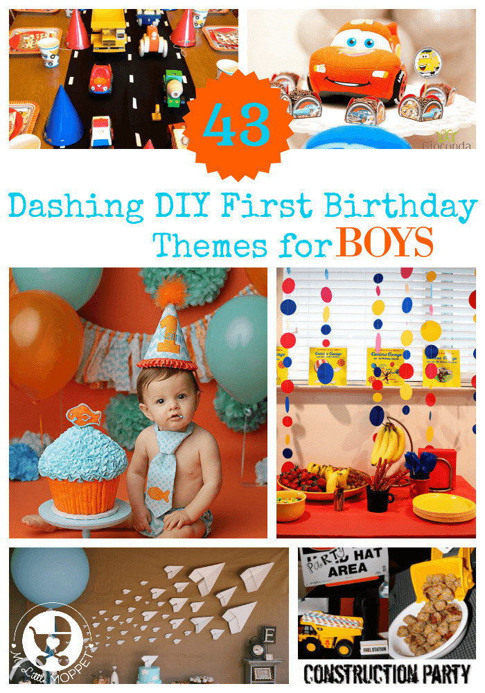 One Year Old Boy Birthday Party Ideas
 43 Dashing DIY Boy First Birthday Themes