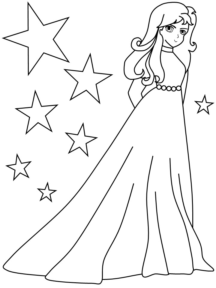 Online Printable Coloring Pages For Girls
 Coloring Pages for Girls Dr Odd