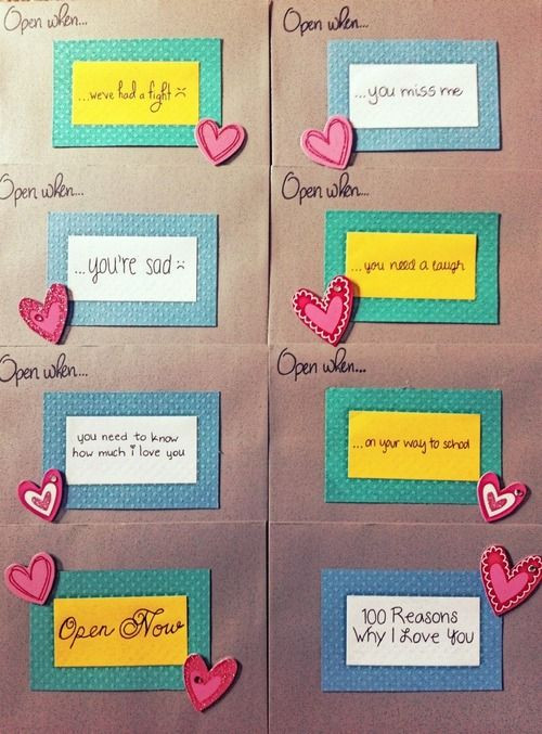 Open When Gift Ideas For Boyfriend
 Valentinesday