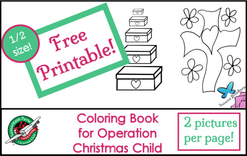 Operation Christmas Child Coloring Pages
 Operation Christmas Child Countdown Three