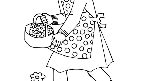 Operation Christmas Child Coloring Pages
 Spring Flower Coloring Page