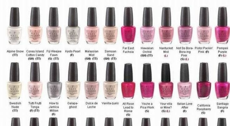 Opi Nail Colors Names
 Opi Pink Nail Polish Names collection opi nail polish