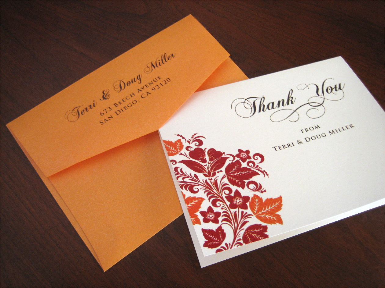 Orange Wedding Invitations
 red and orange wedding invitation – A Vibrant Wedding