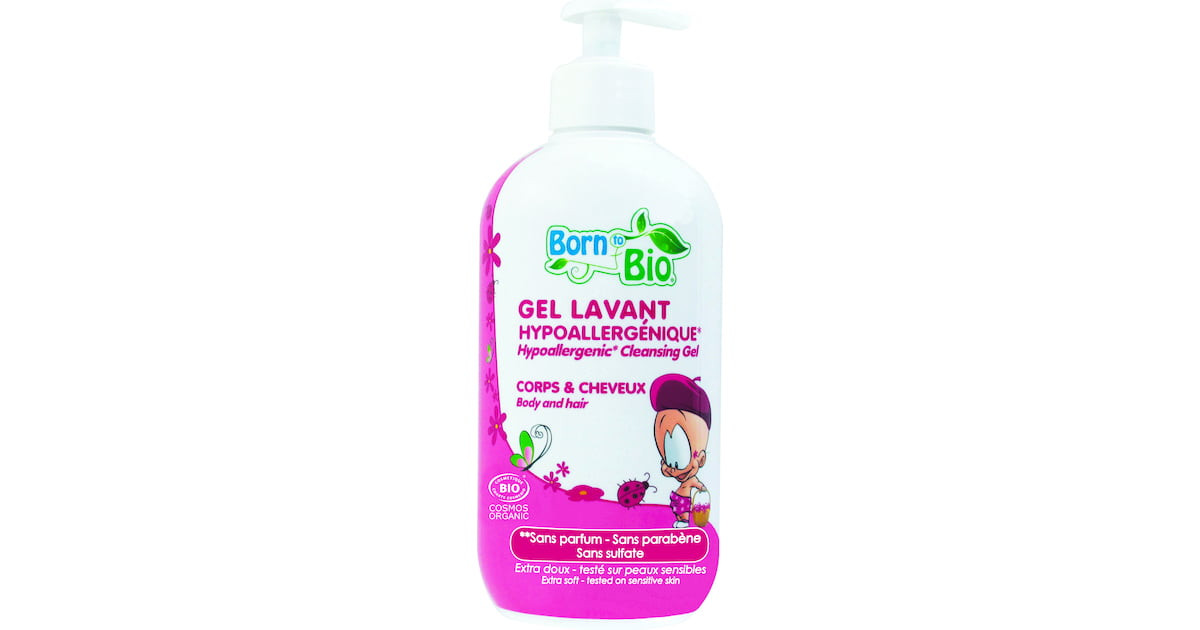 Organic Baby Hair Gel
 Born to Bio Organic Baby 2in1 Body & Hair Cleansing Gel