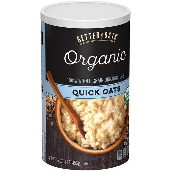 Organic Quick Oats
 Better Oats Organic Quick Oats