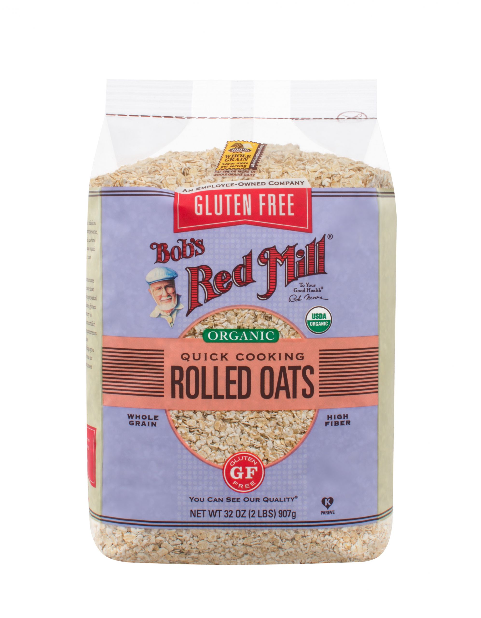 Organic Quick Oats
 Organic Quick Cooking Rolled Oats 907 gr – BRM – Jual