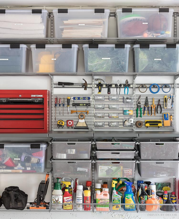 Organizing Garage Ideas
 Driven by Decor