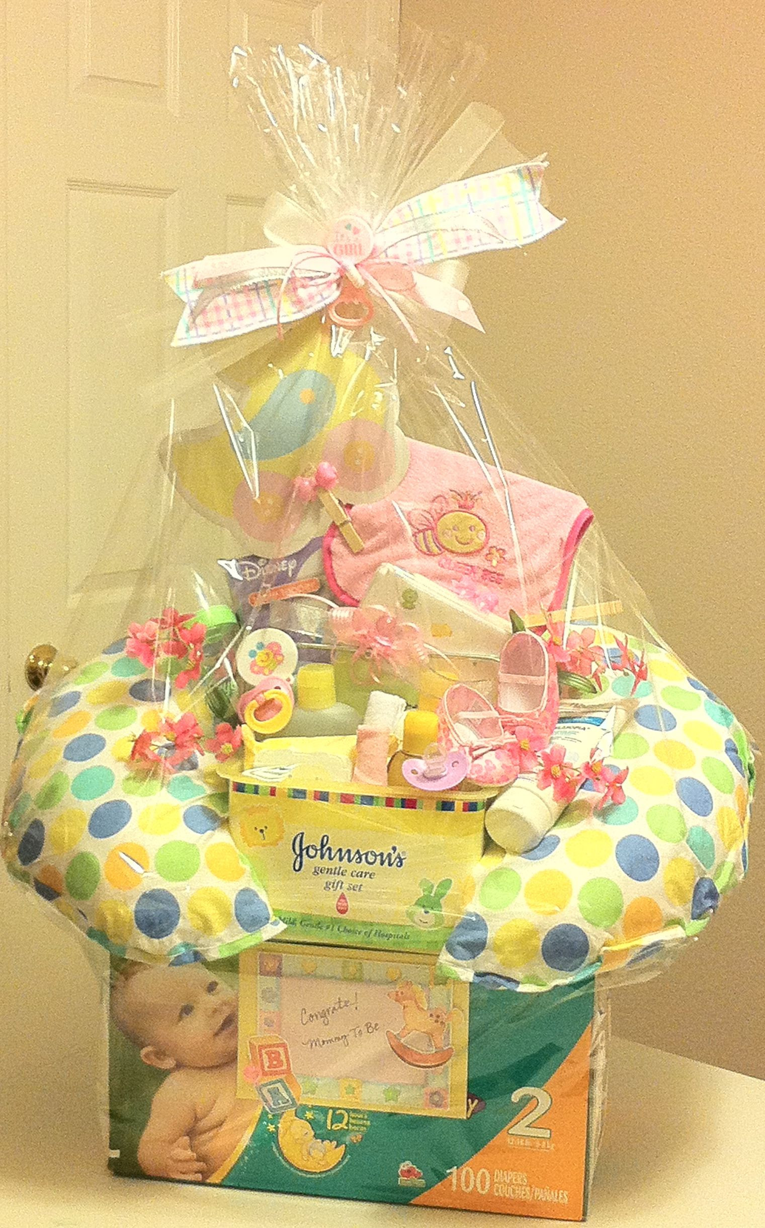 Original Baby Gift Ideas
 Baby Girl Unique Gift Basket good idea to use the empty
