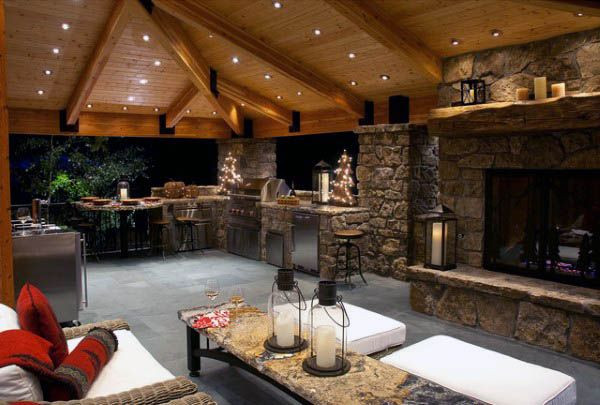 Outdoor Kitchen And Fireplace Ideas
 Top 60 Best Outdoor Kitchen Ideas Chef Inspired Backyard