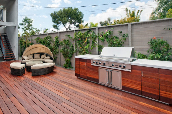 Outdoor Kitchen On Wood Deck
 30 Outdoor Kitchen Designs Ideas