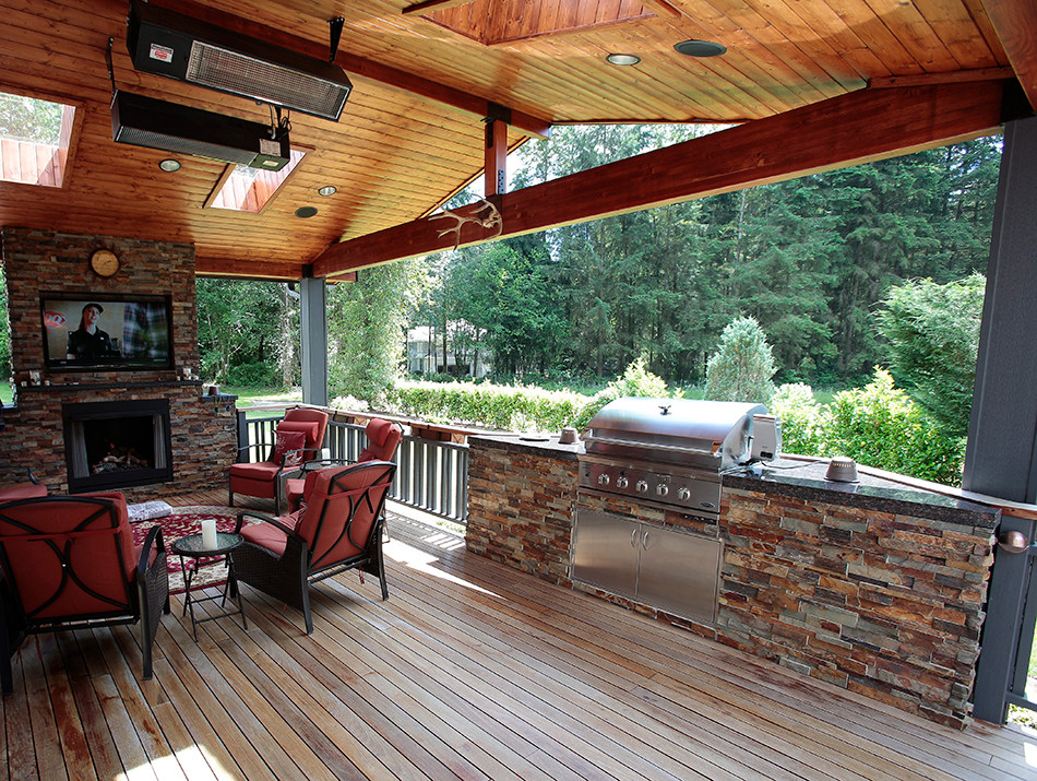 Outdoor Kitchen With Fireplace Designs
 Outdoor Kitchens Timberline Patio Covers