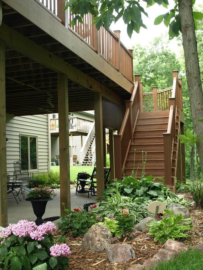 Outdoor Landscape Deck
 under deck patio Google Search Landscape Ideas