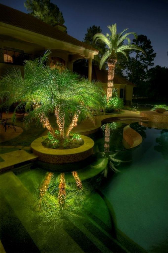 Outdoor Landscape Trees
 Outdoor Fantastic Outdoor Lighting Around Pool With