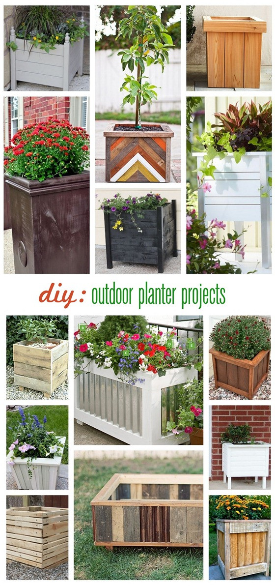 Outdoor Planters DIY
 Buy or DIY Outdoor Square Planters