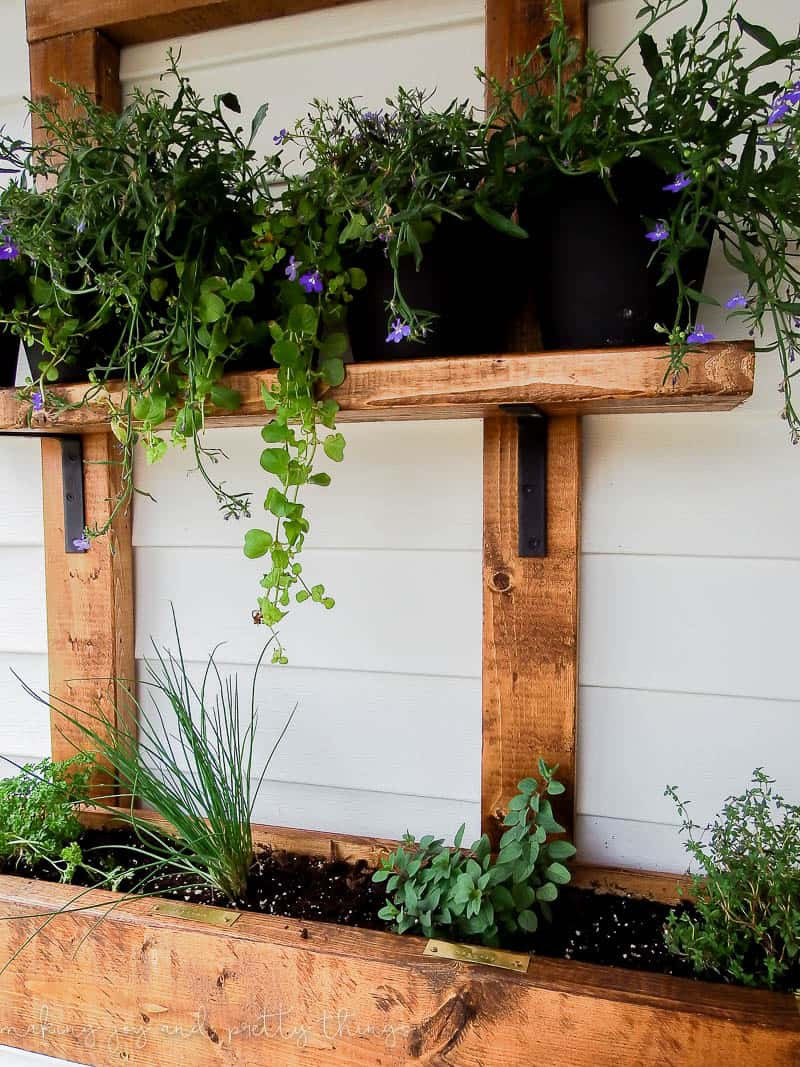 Outdoor Planters DIY
 DIY Vertical Herb Garden and Planter 2x4 Challenge