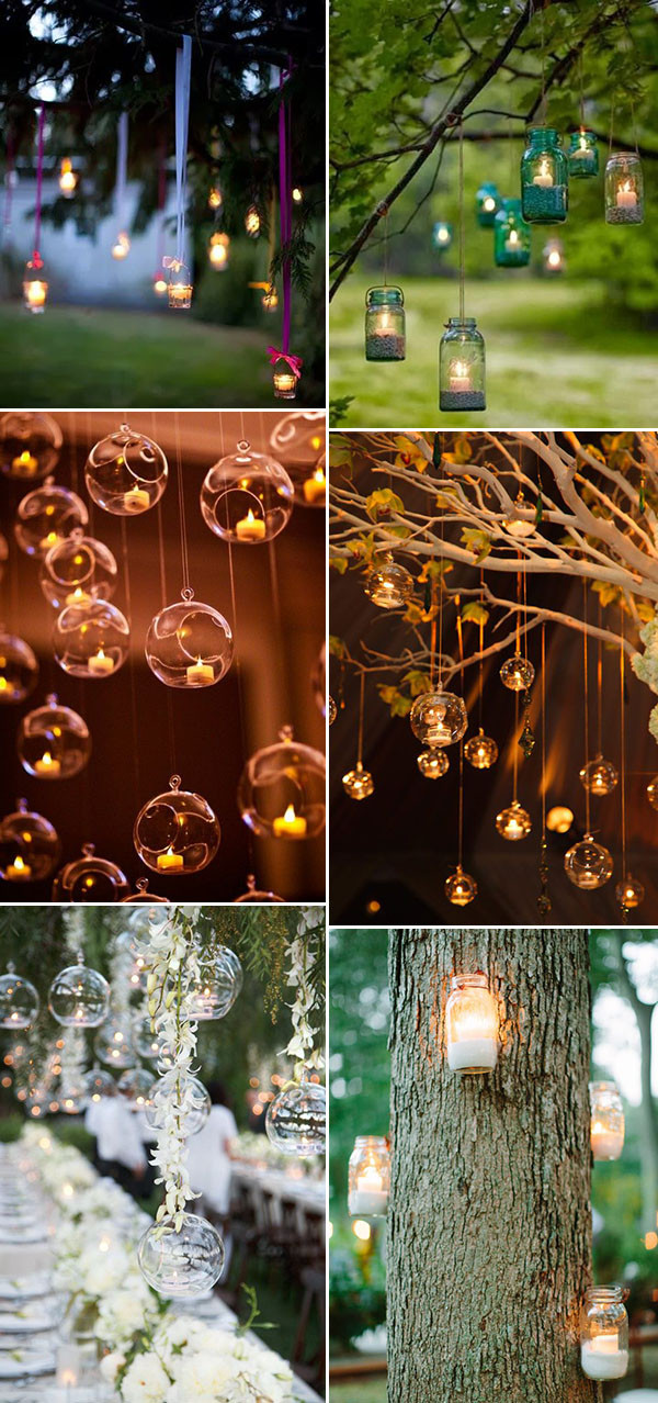 Outside Wedding Decor
 Wedding Ideas 30 Perfect Ways To Use Candles For Your Big