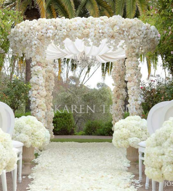 Outside Wedding Decor
 Wedding Inspiration An Outdoor Ceremony Aisle Wedding Bells