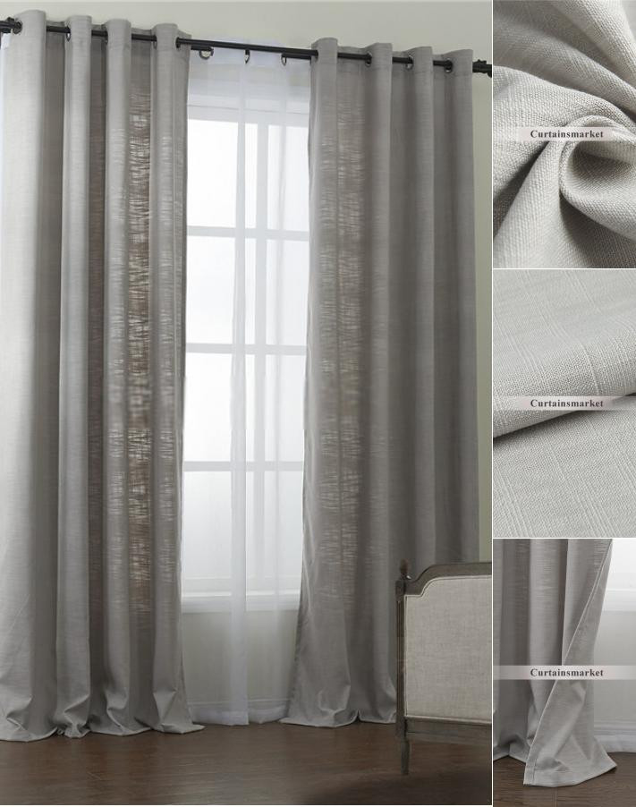 Overstock Kitchen Curtains
 Grey Colored Excellent Quality Overstock Curtains