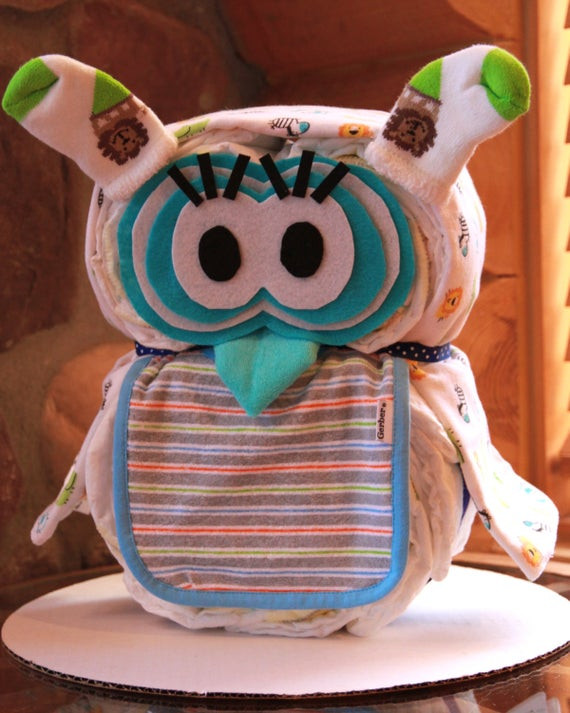 Owl Baby Shower Gifts
 Jungle Theme Gender Neutral Girl or Boy Owl by