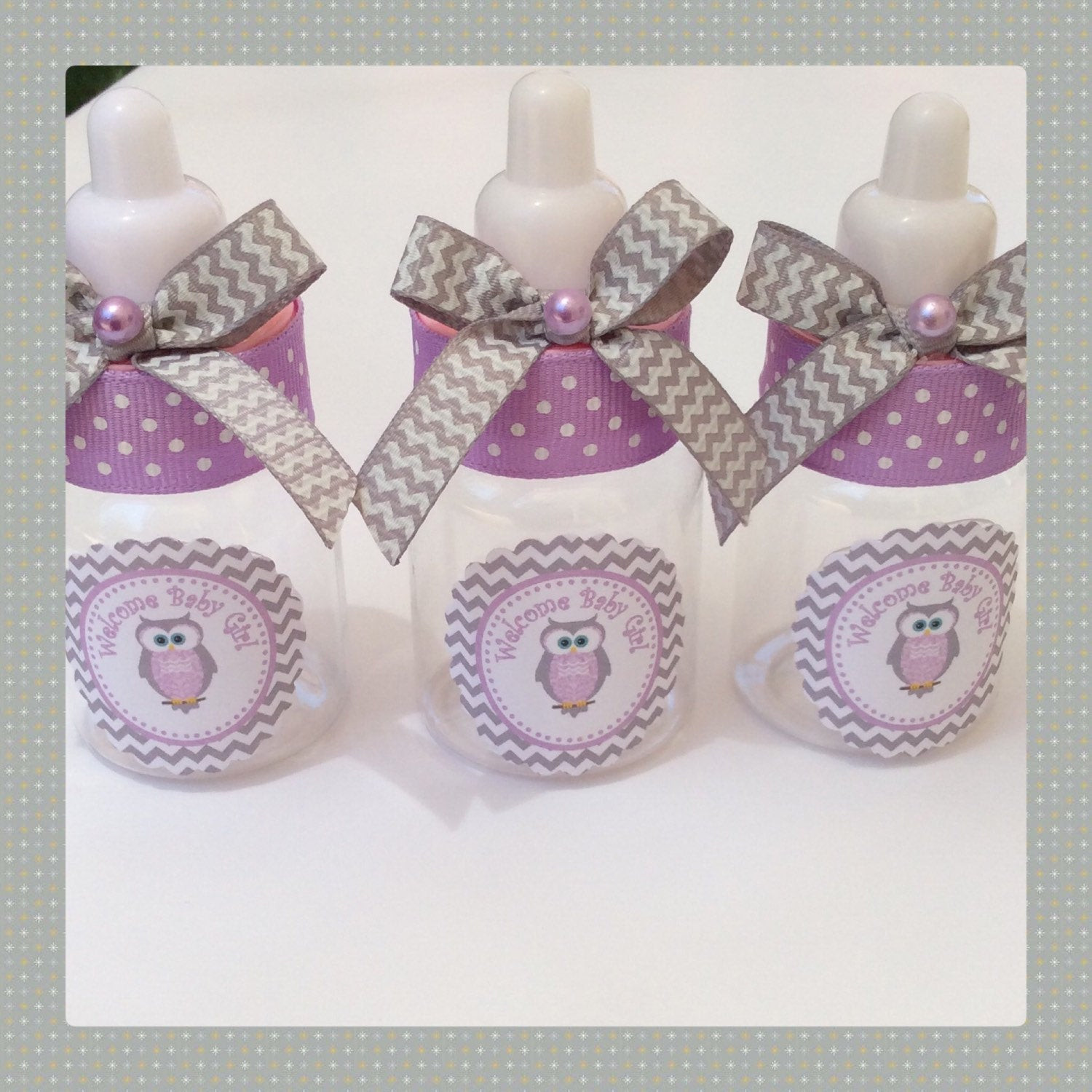 Owl Baby Shower Gifts
 12 small 3 5 Owl baby shower favors chevron owl baby