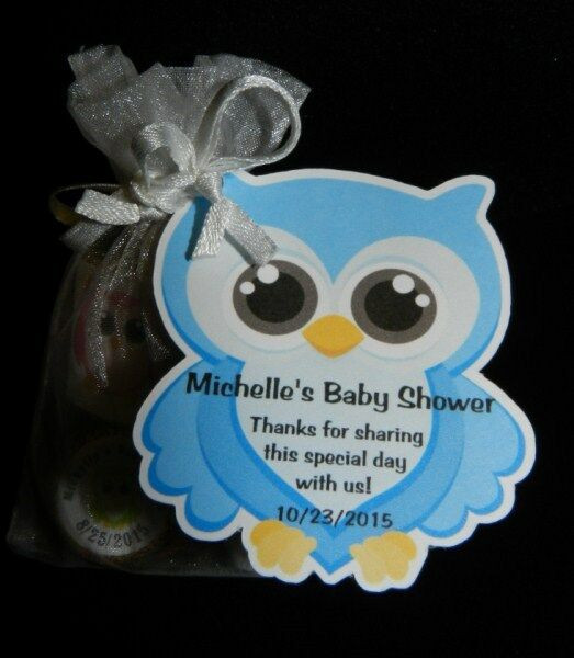Owl Baby Shower Gifts
 UNIQUE PERSONALIZED OWL BABY SHOWER PARTY FAVOR BIRTHDAY